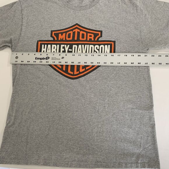 Harley-Davidson Motorcycles T-Shirt Men L Gray Crewneck Las Vegas Dad American - Picture 5 of 6